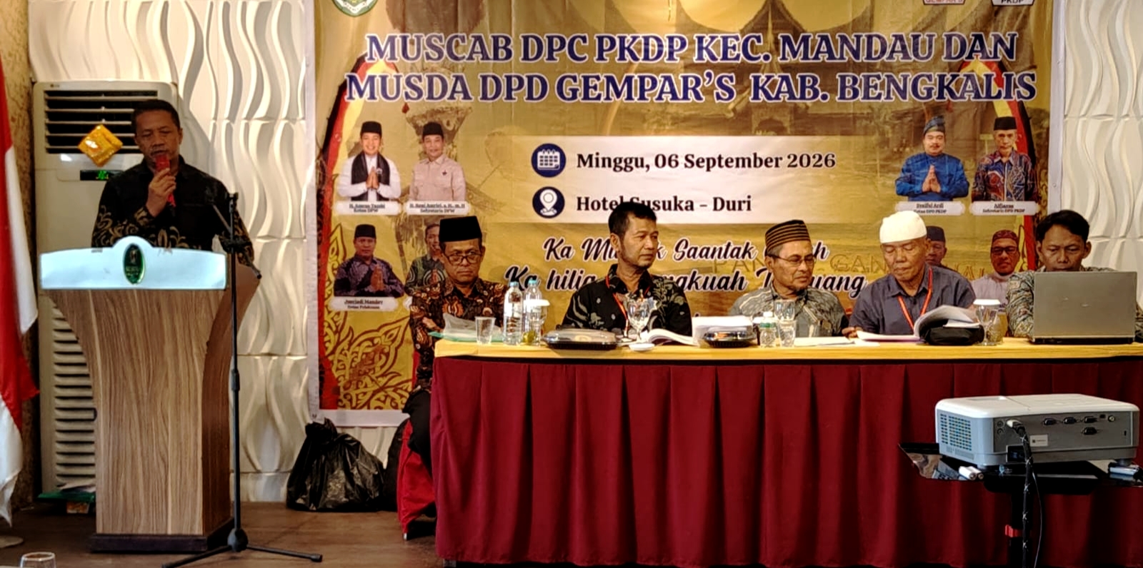 Muscab PKDP Mandau dan Musda Gempar Bengkalis, Arizal dan Jhon Hendri Terpilih Aklamasi