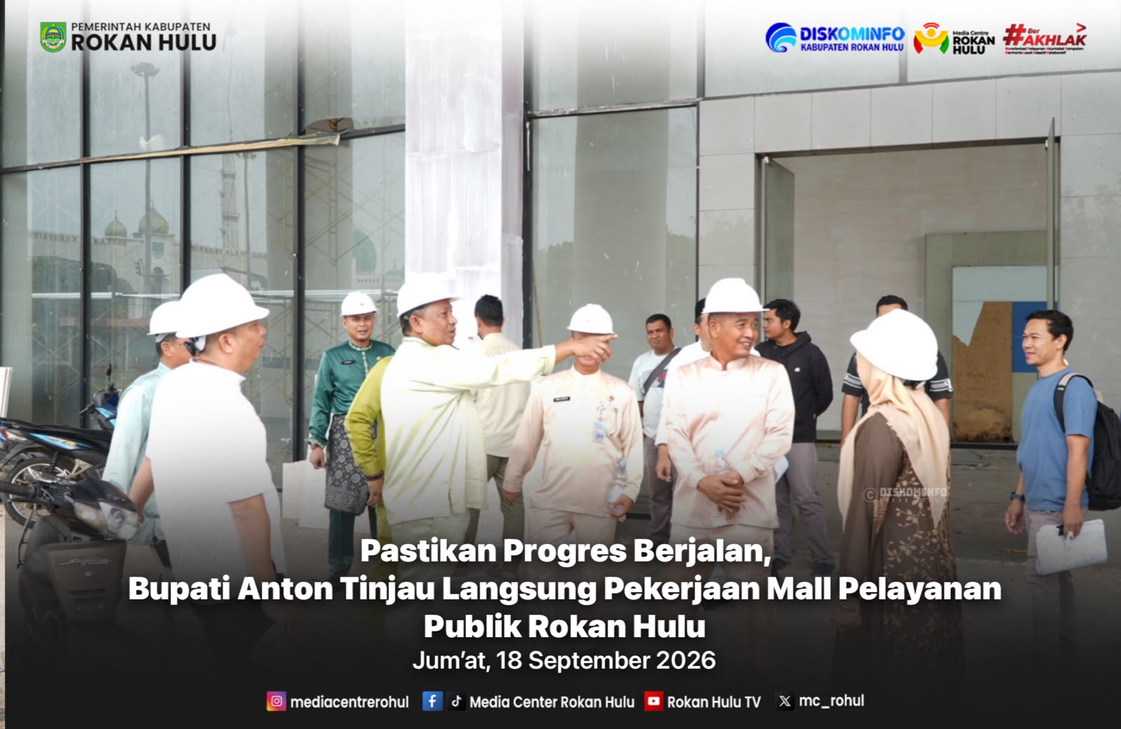 Bupati Anton tinjau pembangunan MPP jadi ruang pelayanan terpadu