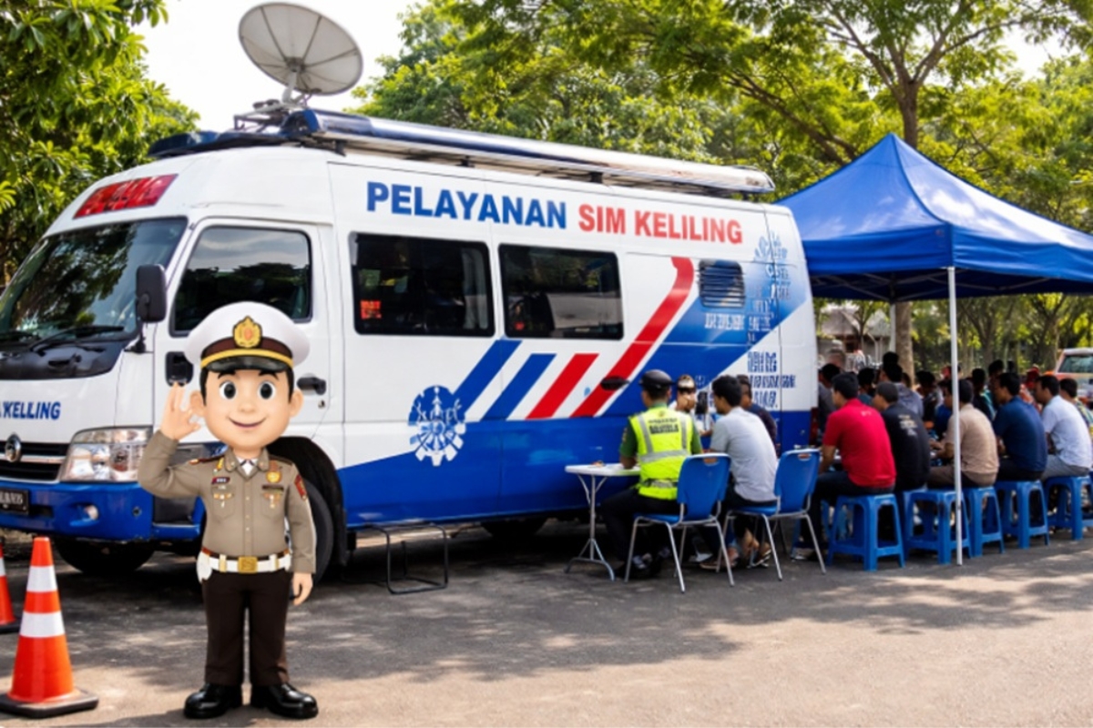 Ditlantas Polda Metro Sediakan 5 Lokasi SIM Keliling Jakarta