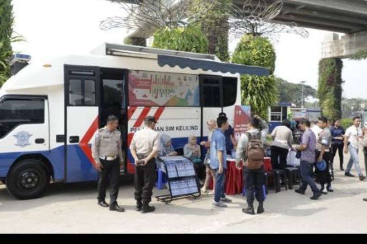 SIM Keliling Jakarta Hari Ini Tersedia di Lima Lokasi