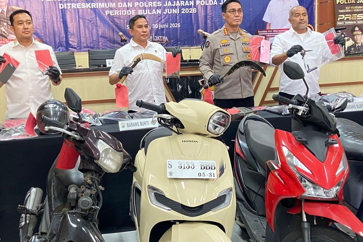 Modus Maling Angkut Motor Keyless Pakai Mobil Diungkap Polda Jatim
