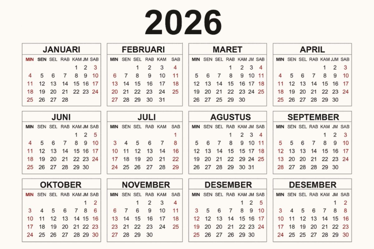 Kalender Juni 2026: Daftar Libur Nasional dan Long Weekend