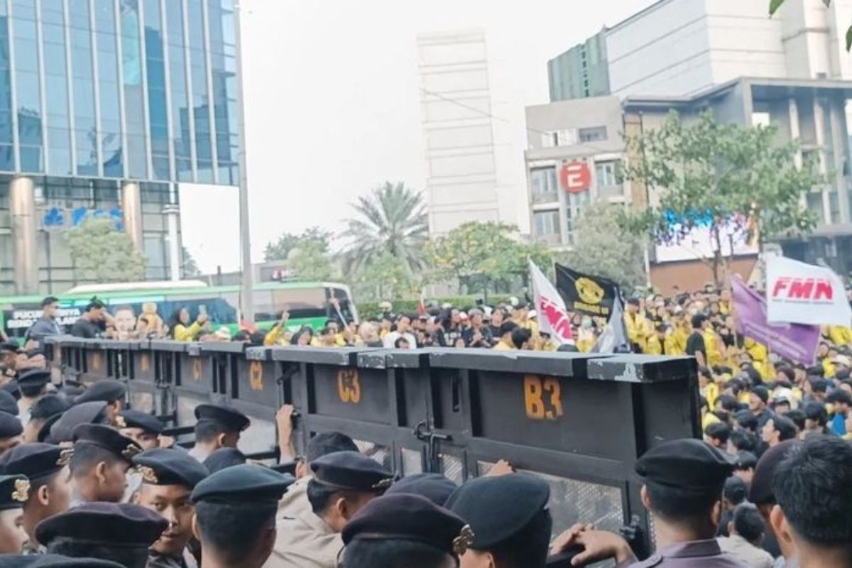 4.263 Personel Gabungan Amankan Demo di 5 Titik Jakarta Pusat