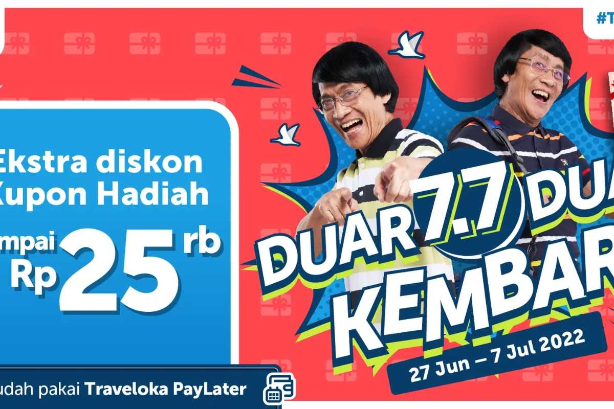 Berburu Diskon Tiket Pesawat dan Hotel di Promo 7.7 Traveloka