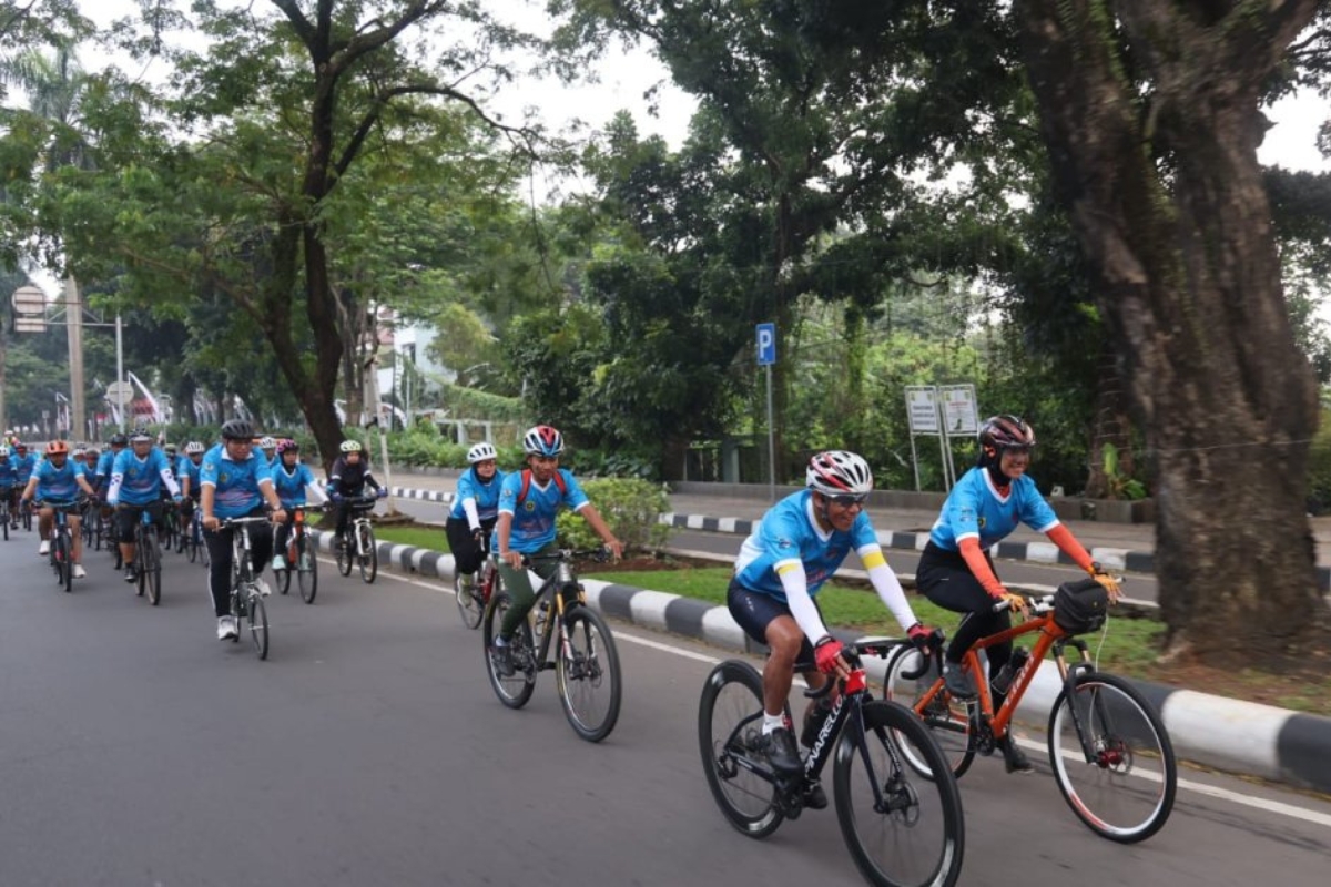 Peringati HJB 544, Ratusan Peserta Gowes Napak Tilas Sejarah Bogor