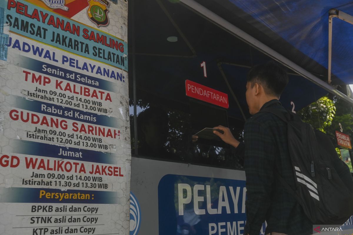 Lokasi Samsat Keliling di 14 Wilayah Jadetabek Senin Ini