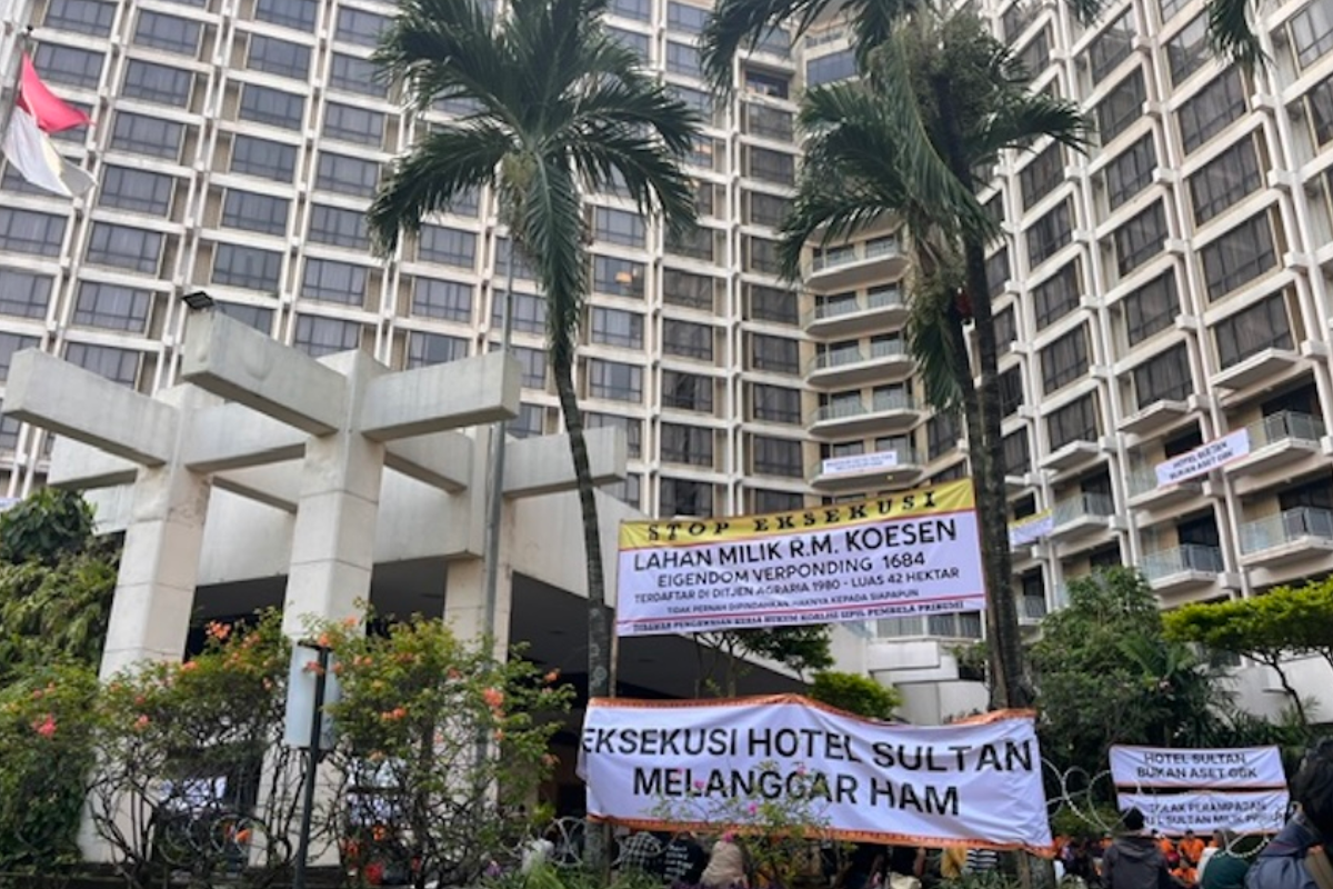 3.161 Personel Gabungan Amankan Eksekusi Eks Hotel Sultan