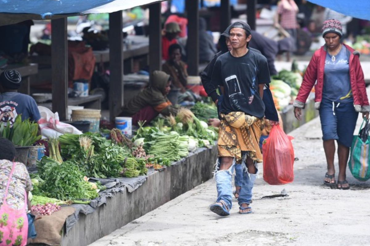Dorong Ekonomi Lokal, Pemprov Papua Pegunungan Hidupkan Pasar Tradisional