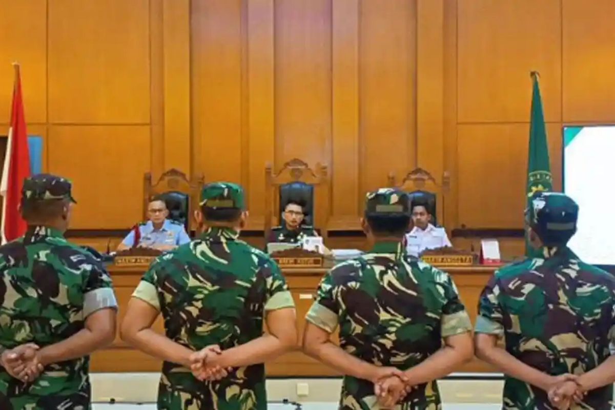 Empat Prajurit TNI Penyiram Air Keras Aktivis KontraS Divonis Bersalah