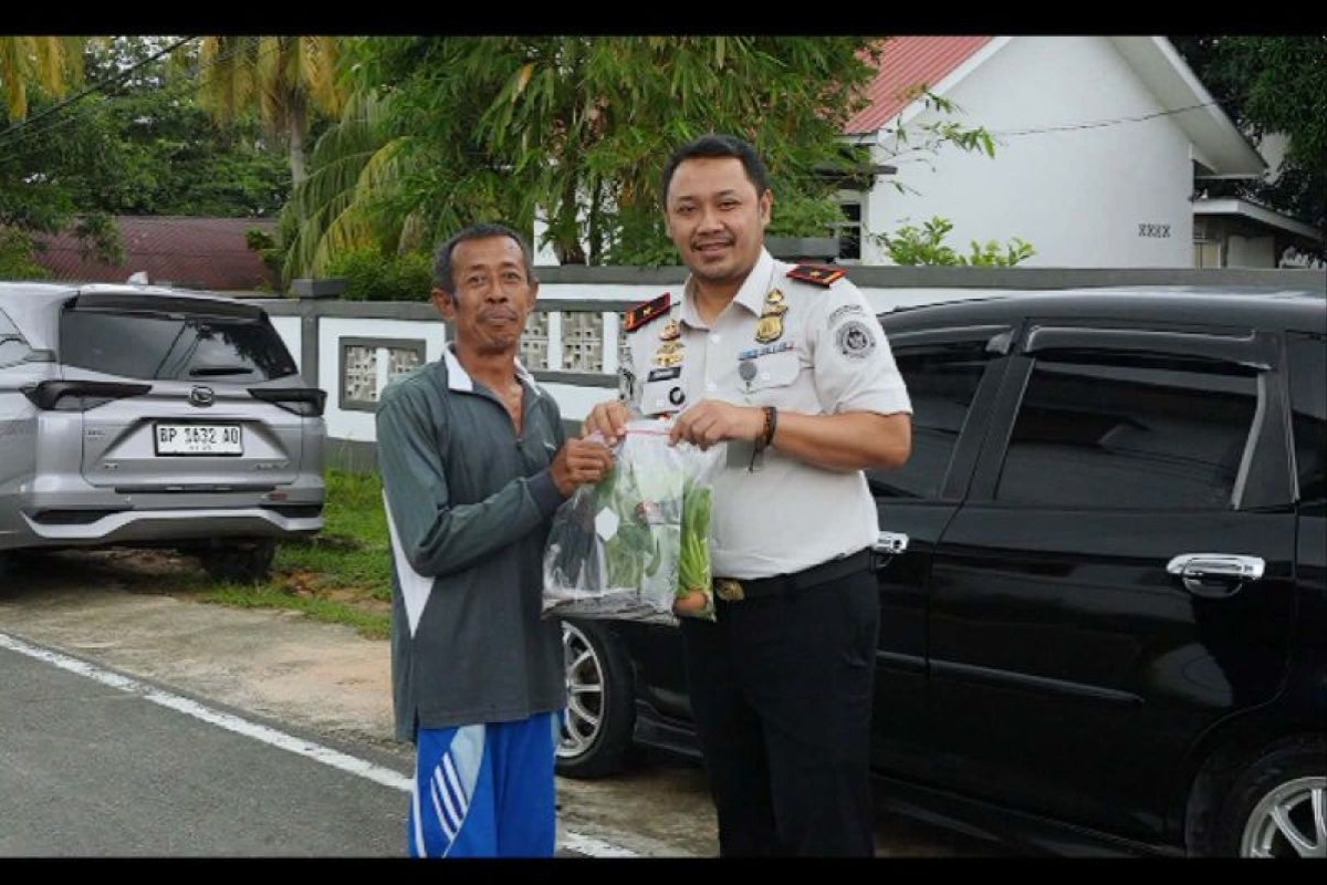 Ketahanan Pangan IMI FARM: Rudenim Tanjungpinang Bagi Sayur dan Ikan