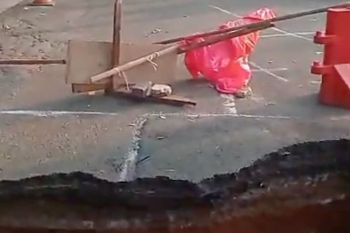 Ada Jalan Amblas di Lenteng Agung, Lalu Lintas Jakarta-Depok Macet
