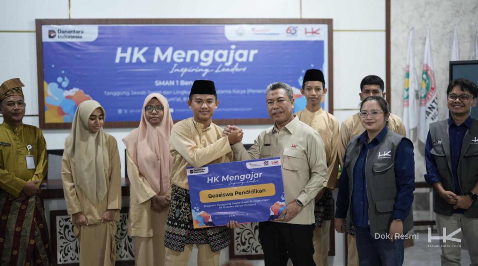 HK Mengajar Inspiring Leaders Dimulai dari Riau Hutama Karya Siap Hadir di Lebih Banyak Kota