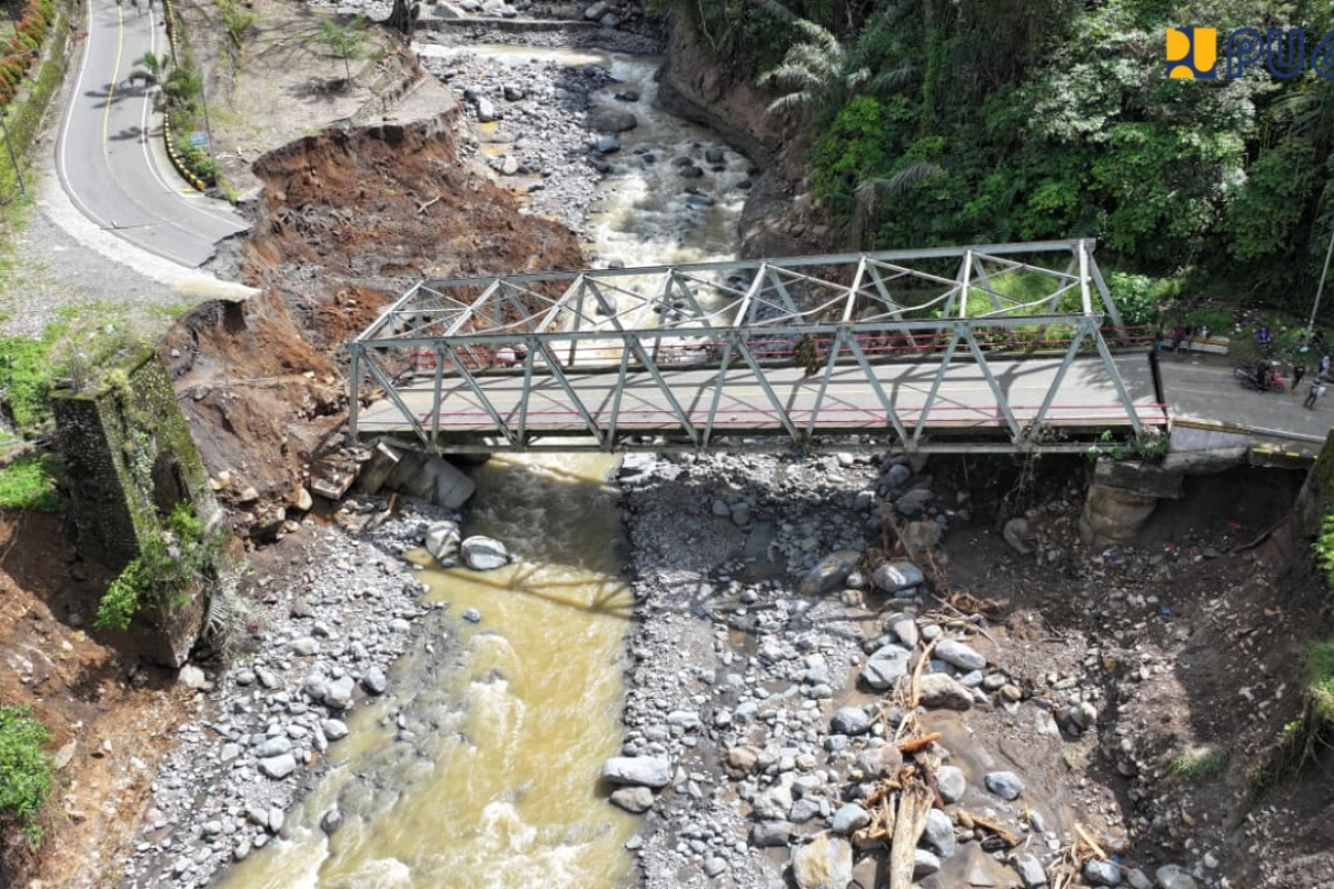 Jembatan Enang-Enang Tetap Beroperasi dengan Penguatan Struktur Penyangga
