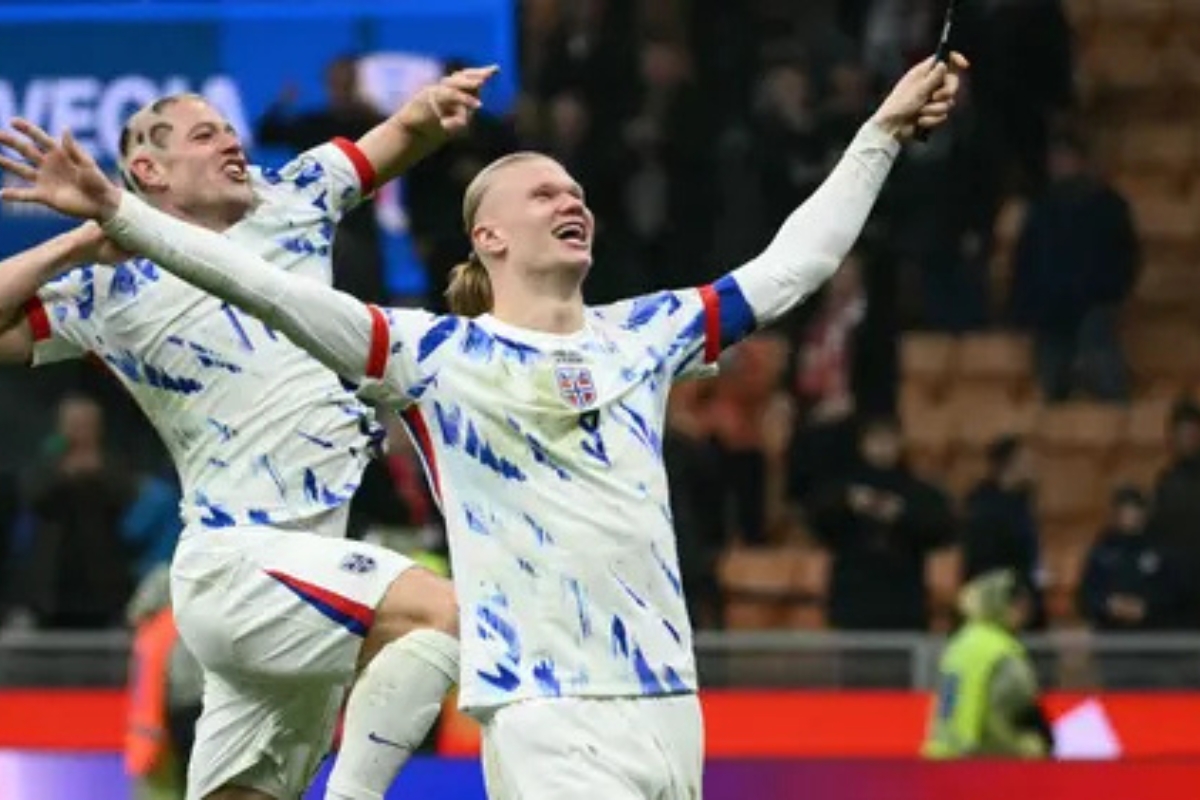 Cetak Brace ke Gawang Brasil, Erling Haaland Man of The Match