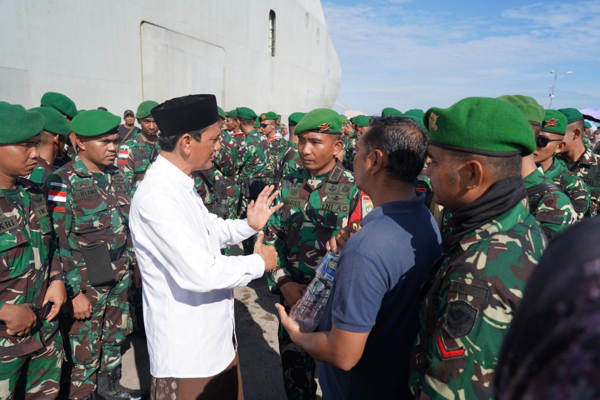 450 Prajurit TNI Yonif 117 Diberangkatkan ke Perbatasan RI-PNG