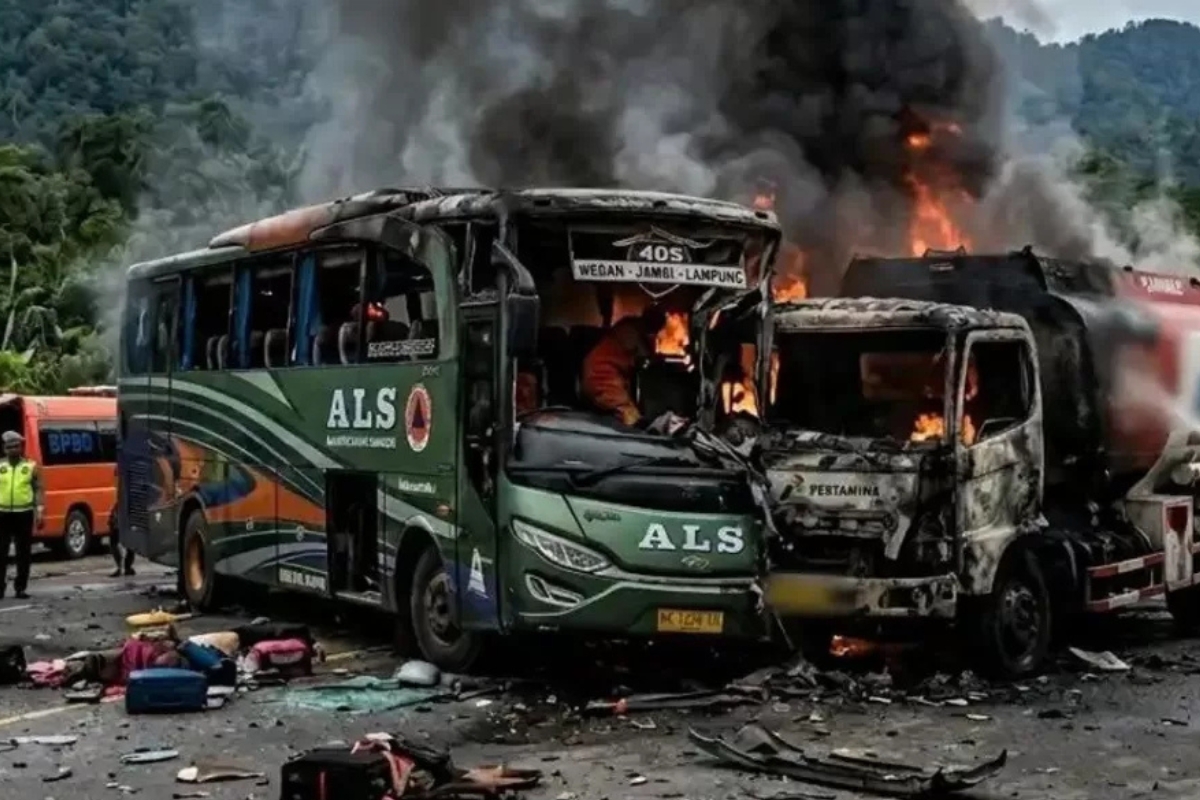 KNKT Selidiki Kecelakaan Bus ALS di Musi Rawas Utara, 18 Tewas