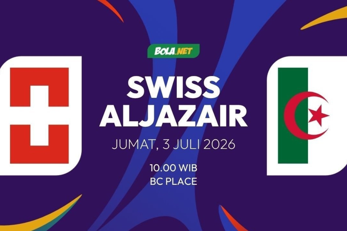 Susunan Pemain Swiss Lawan Aljazair di 32 Besar Piala Dunia 2026