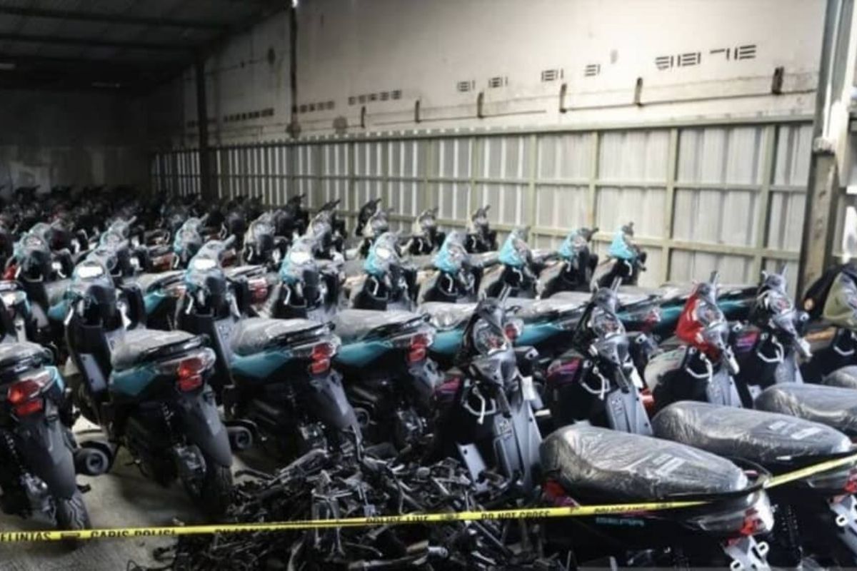 Penadahan Motor Jaksel Berpotensi Rugikan Negara Rp177 Miliar