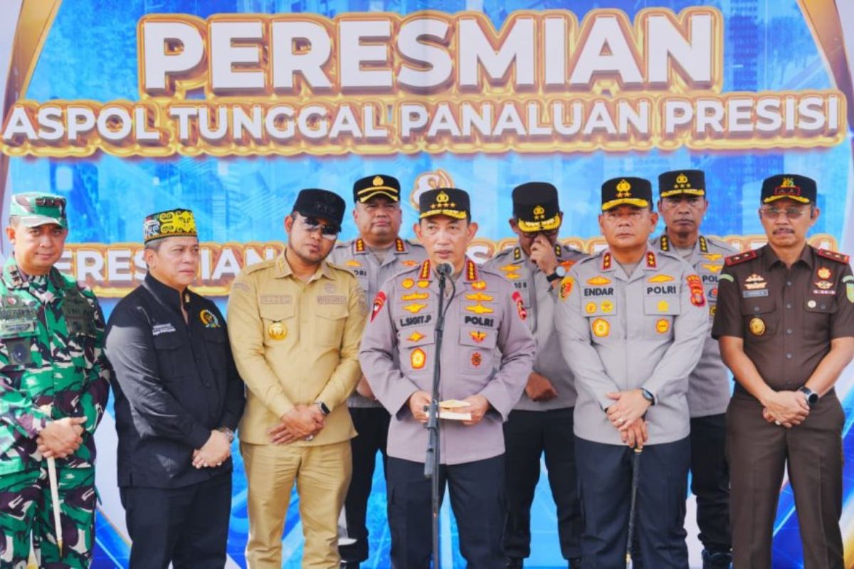 Resmikan Sarpras Polda Kaltim, Kapolri Tegaskan Pelayanan Prima