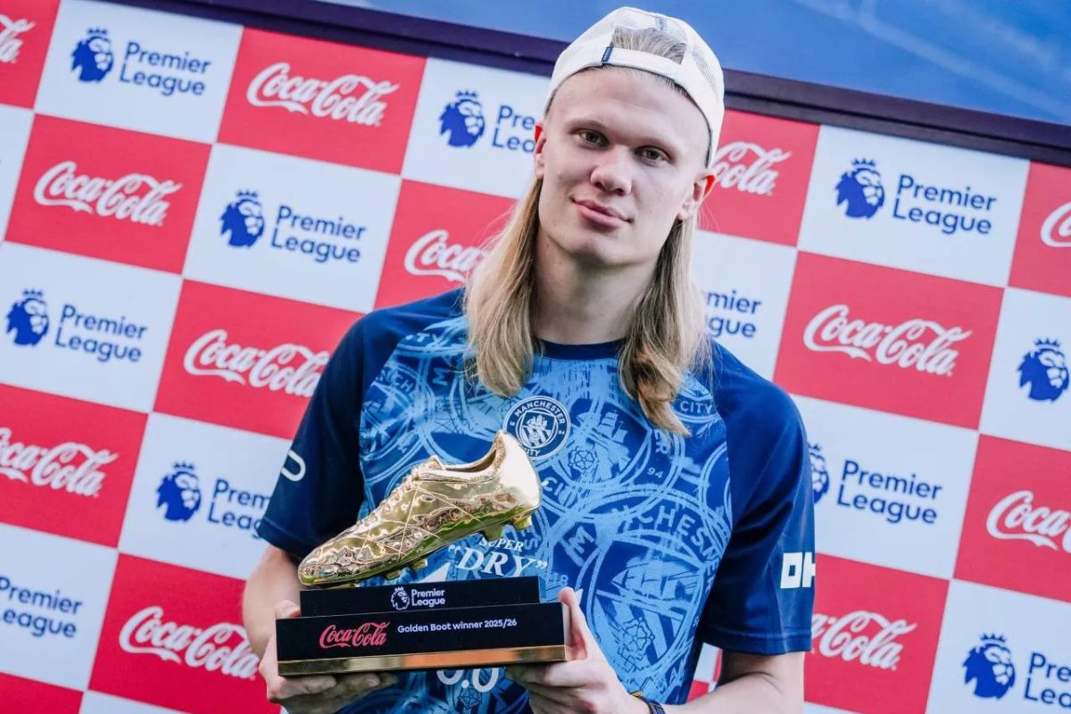 Haaland Sabet Gelar Top Skor Liga Inggris 2025/26 dengan 27 Gol