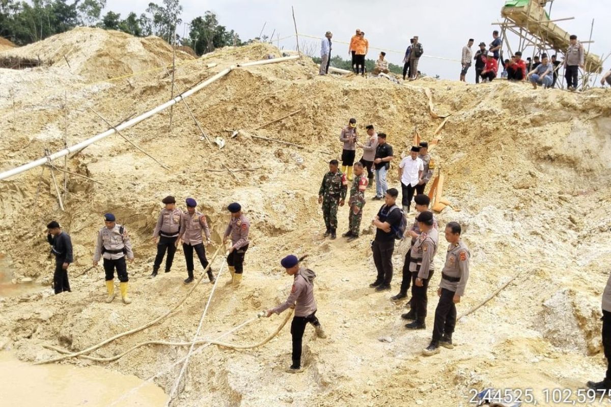 Penambang Emas Ilegal di Jambi Tewas, Polisi Tetapkan 3 Tersangka