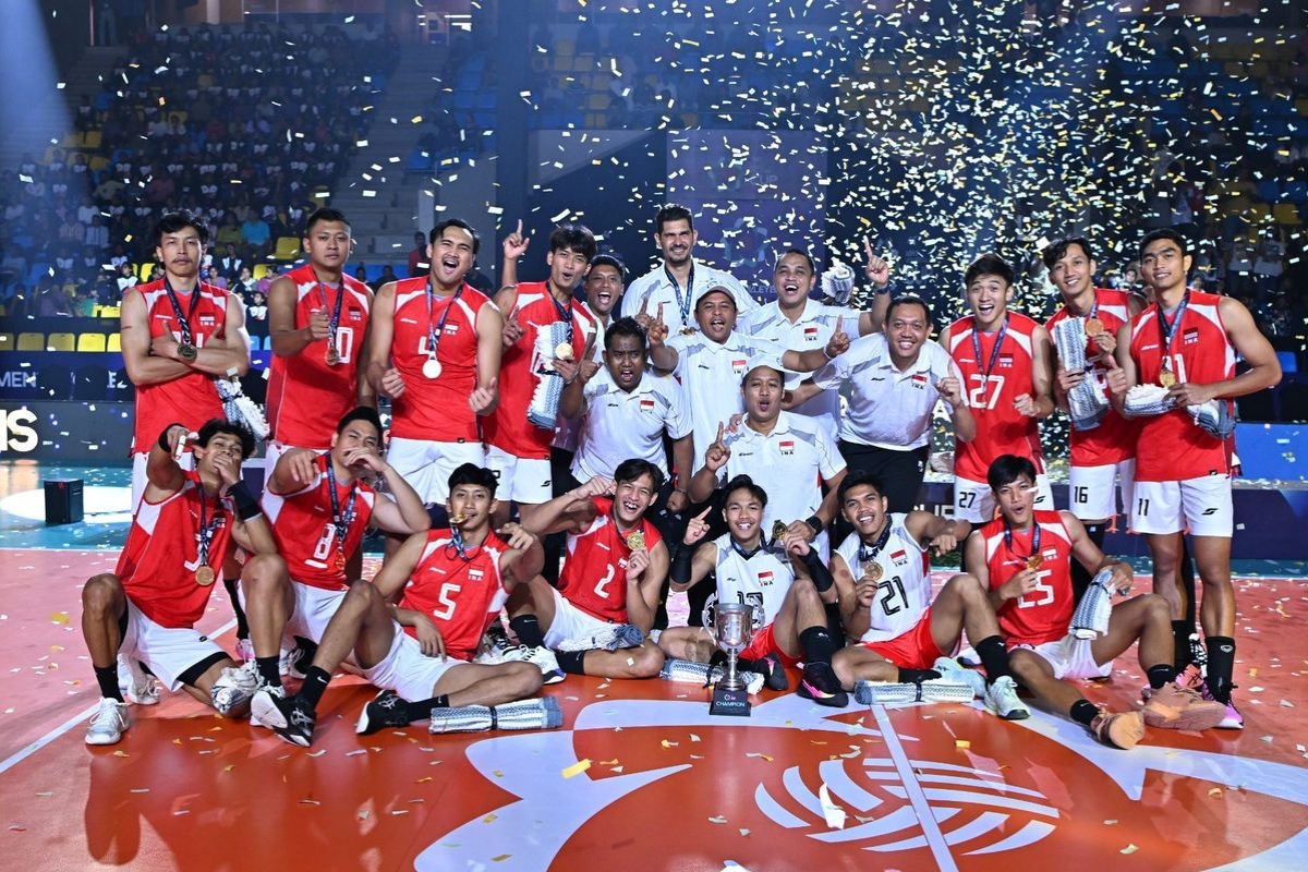  Timnas Voli Putra Indonesia Raih Gelar Juara AVC Men Cup 2026 