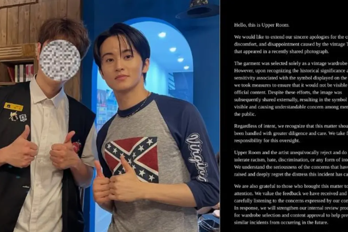 Mark Lee Upper Room Kontroversi Akibat Kaus Simbol Perbudakan