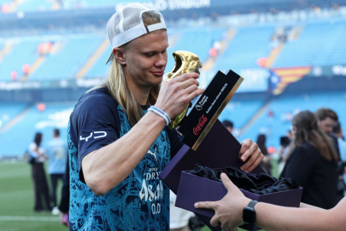 Cetak 27 Gol, Erling Haaland Sabet Top Skor Liga Inggris