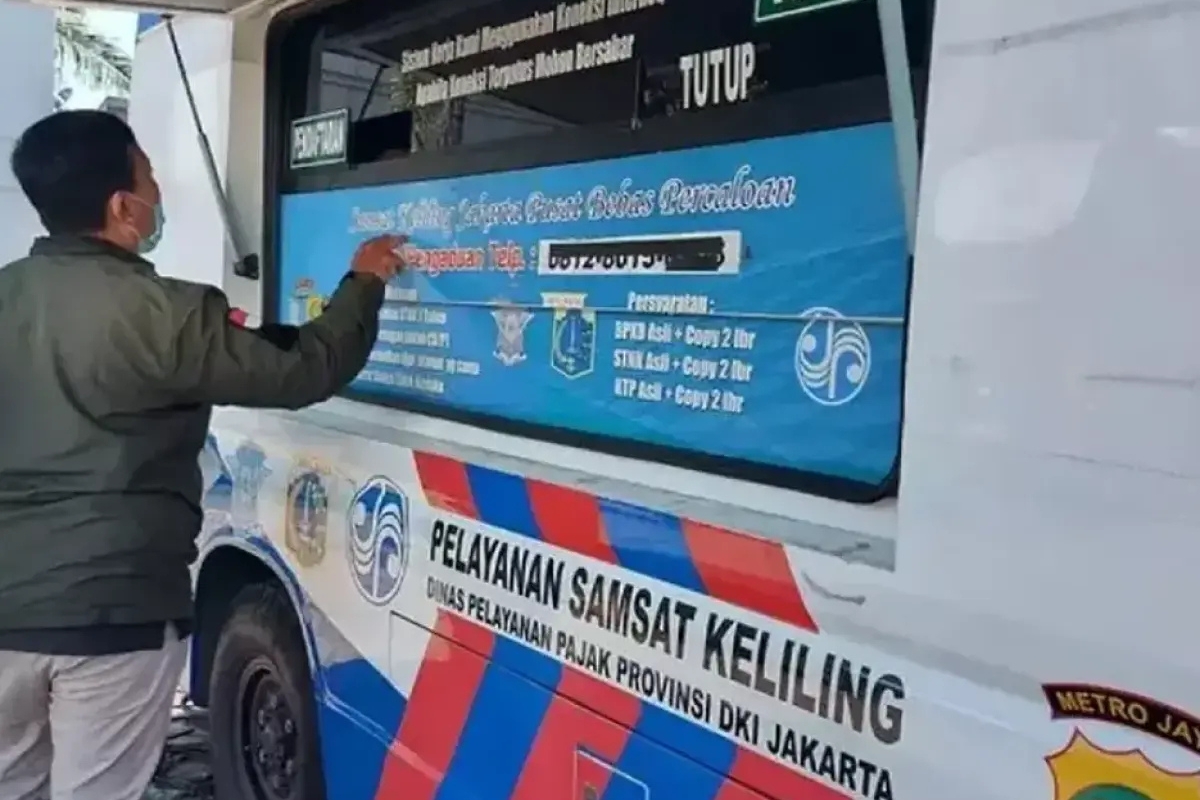 Daftar Lokasi Samsat Keliling di Jadetabek Hari Senin, Cek Syaratnya
