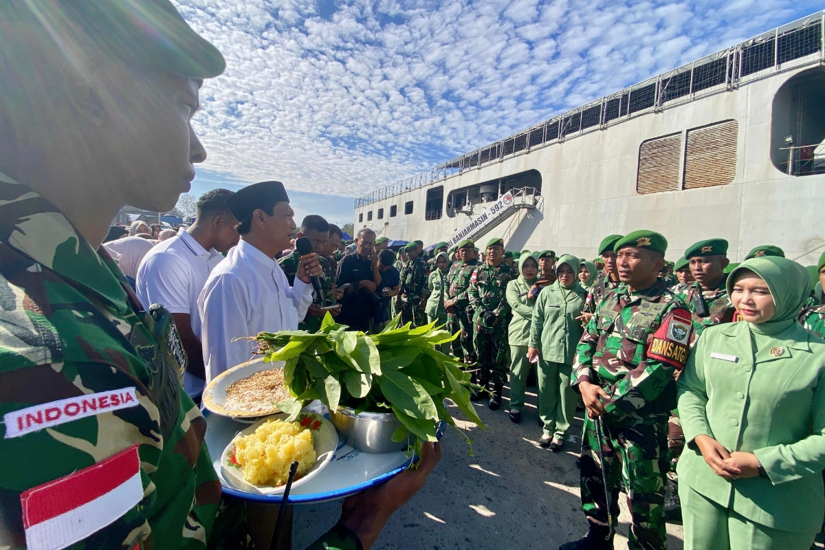 Jaga Perbatasan RI-PNG, 450 Prajurit Yonif 117 Resmi Bertolak