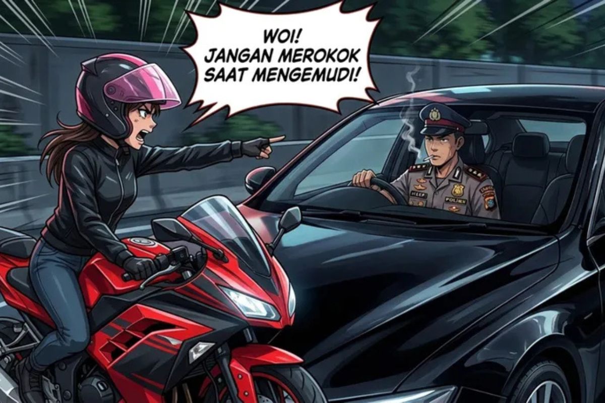 AKBP di Kalsel Terancam Sanksi Berlapis Akibat Merokok Sambil Nyetir