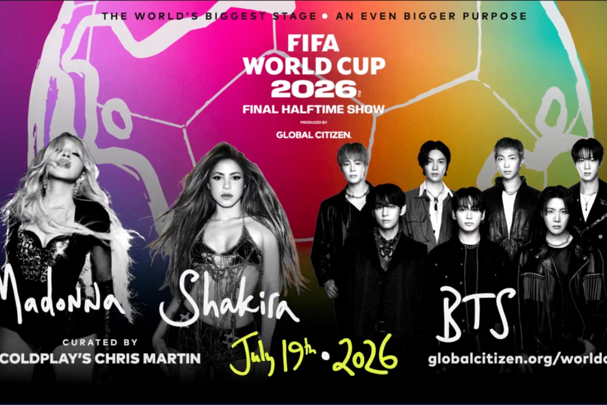 Final Piala Dunia 2026 Hadirkan BTS, Madonna, dan Shakira di AS