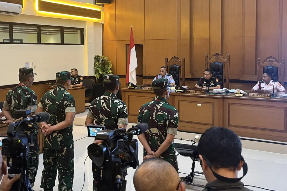 Siram Air Keras ke Aktivis KontraS, 4 Oknum TNI Divonis Bersalah