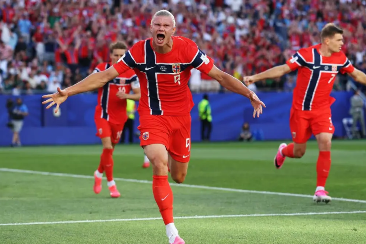 Haaland Cetak 4 Gol, Norwegia Siap Bantu Raih Top Skor
