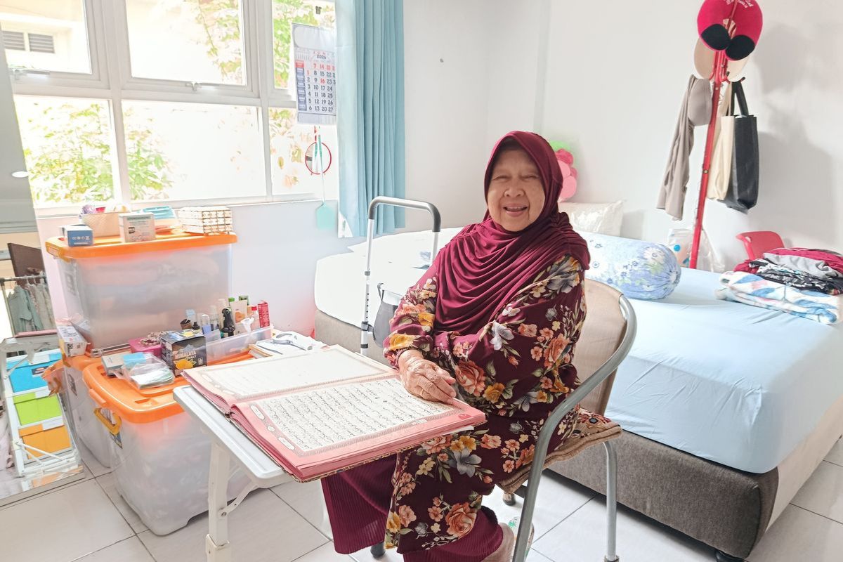 Kenyamanan Oma Neni Tinggal di Rumah Lansia STW Ria Pembangunan