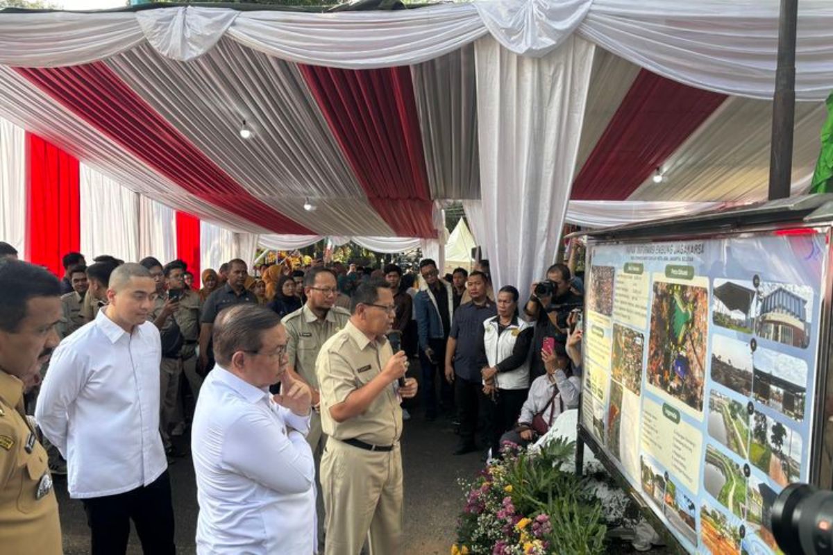 Pramono Resmikan 2 Embung di Jaksel untuk Atasi Banjir