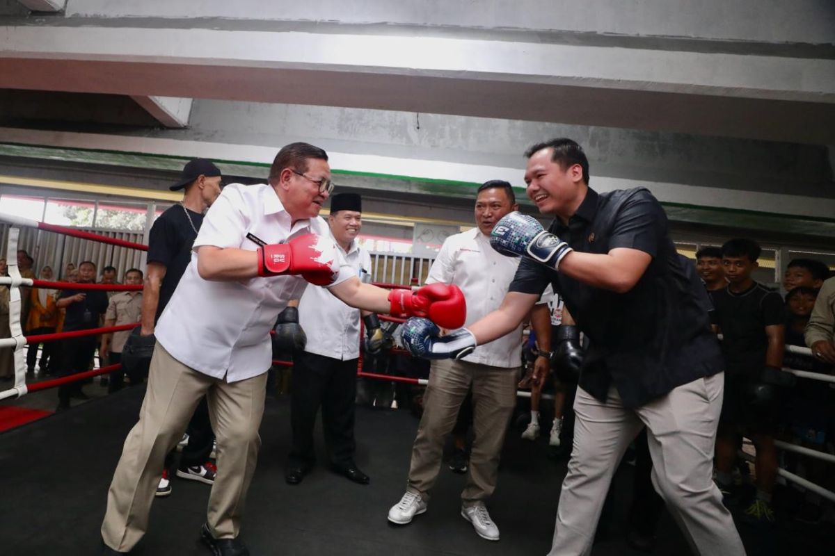 Pramono Resmikan Ring Tinju Flyover Pasar Rebo untuk Tekan Tawuran