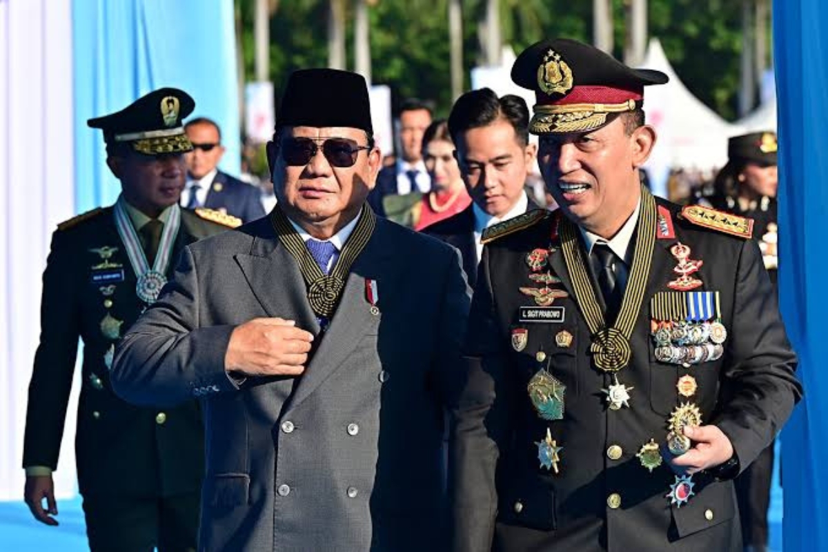 Di HUT Ke-80 Polri, Prabowo Soroti Ancaman Judi Online dan Korupsi