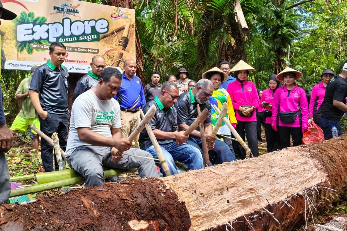 Jaga Hutan Sagu Demi Ketahanan Pangan Lokal dan Identitas Papua