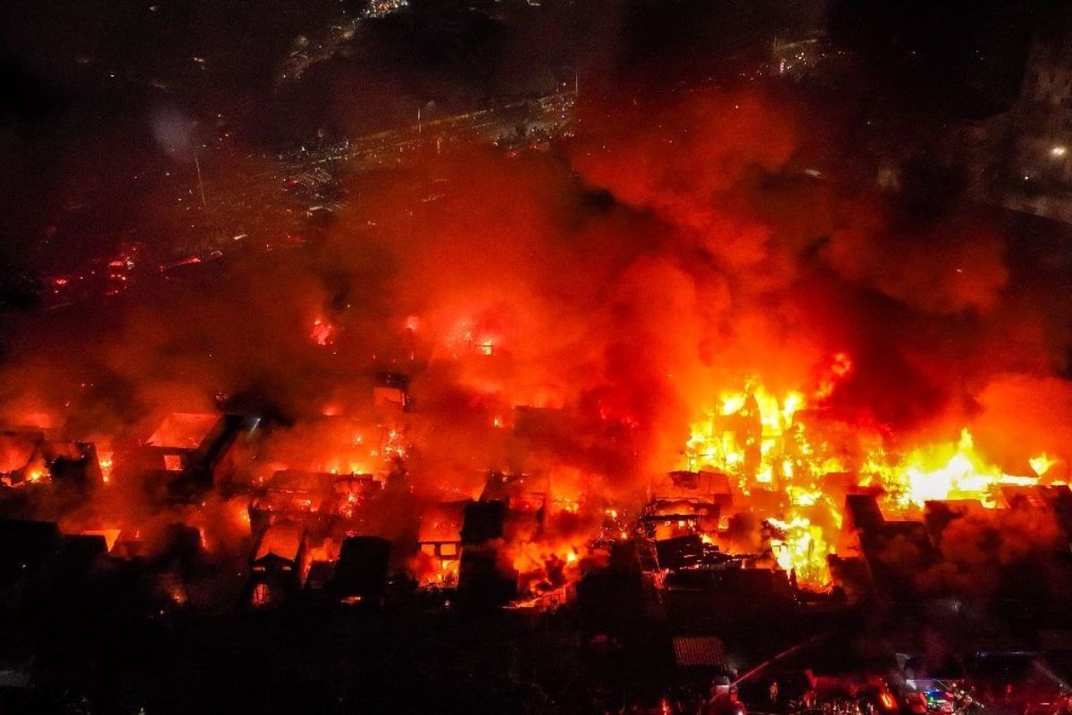 304 Bangunan Musnah Akibat Kebakaran Hebat di Kemayoran Jakpus