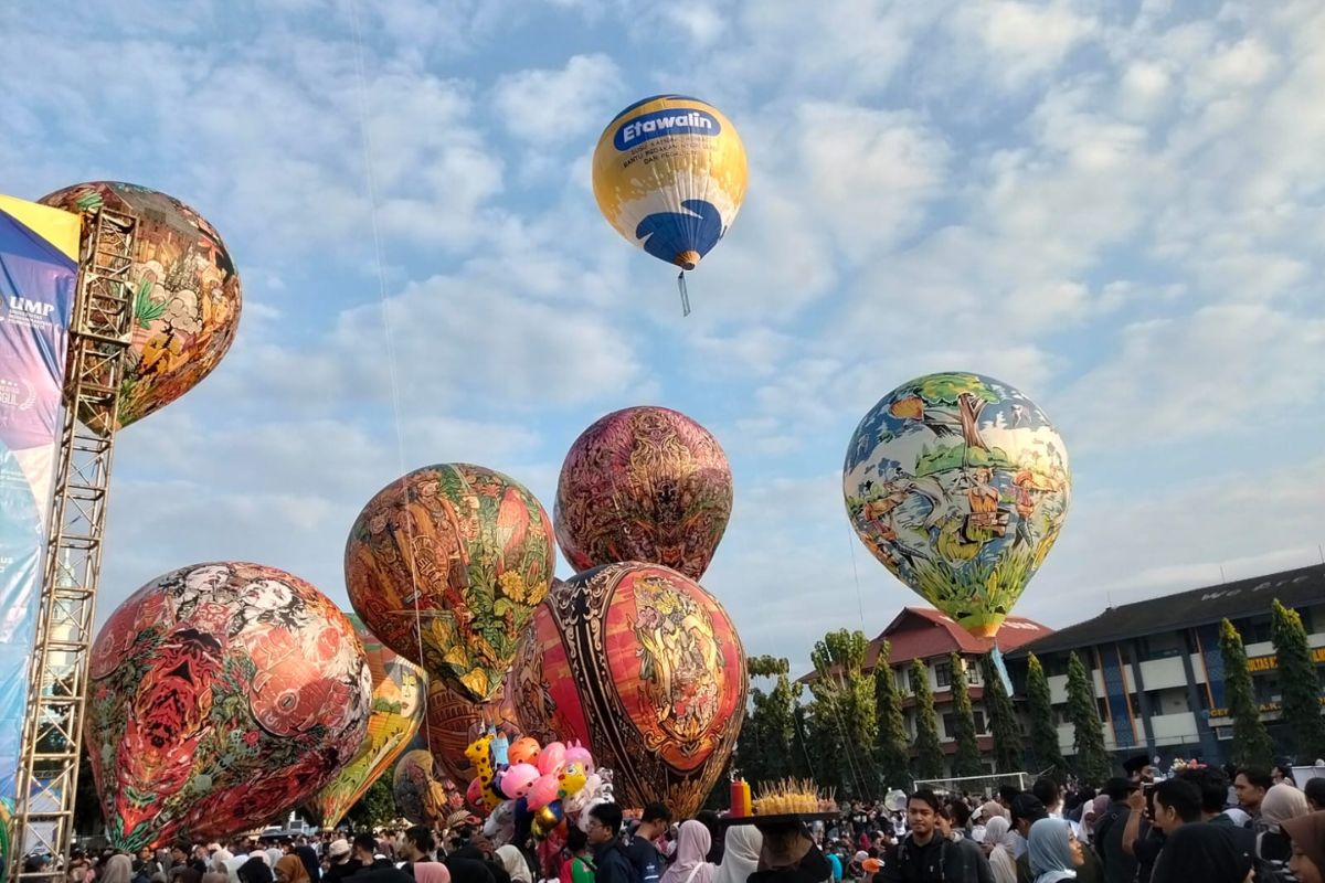 Festival Balon Udara UMP Sukses Dongkrak Ekonomi Wisata Banyumas