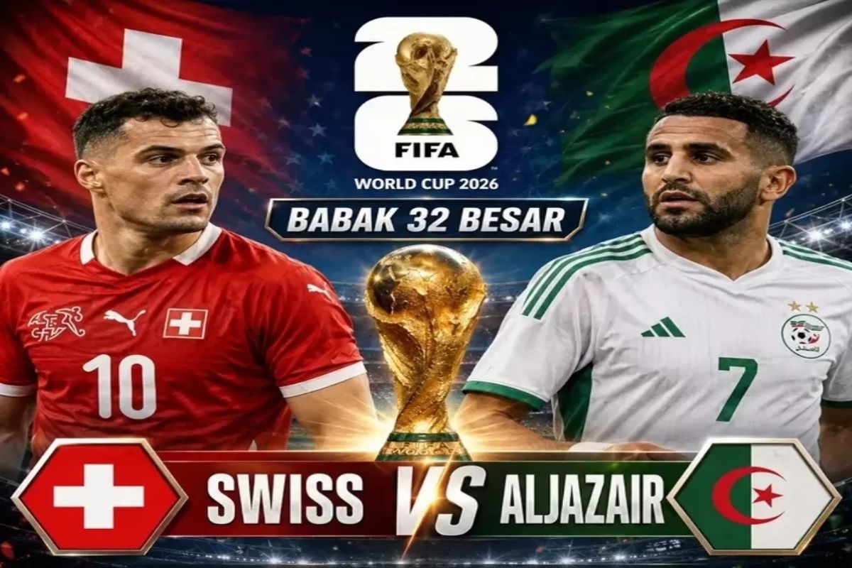 Susunan Pemain Swiss Lawan Aljazair di 32 Besar Piala Dunia