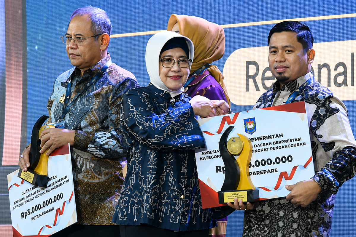 Sukses Tekan Angka Pengangguran, Pemkot Baubau Raih Juara I