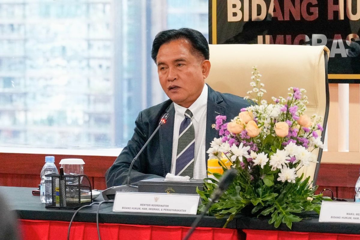 Menko Yusril Tekankan Pentingnya Ruh Keadilan dalam Hukum