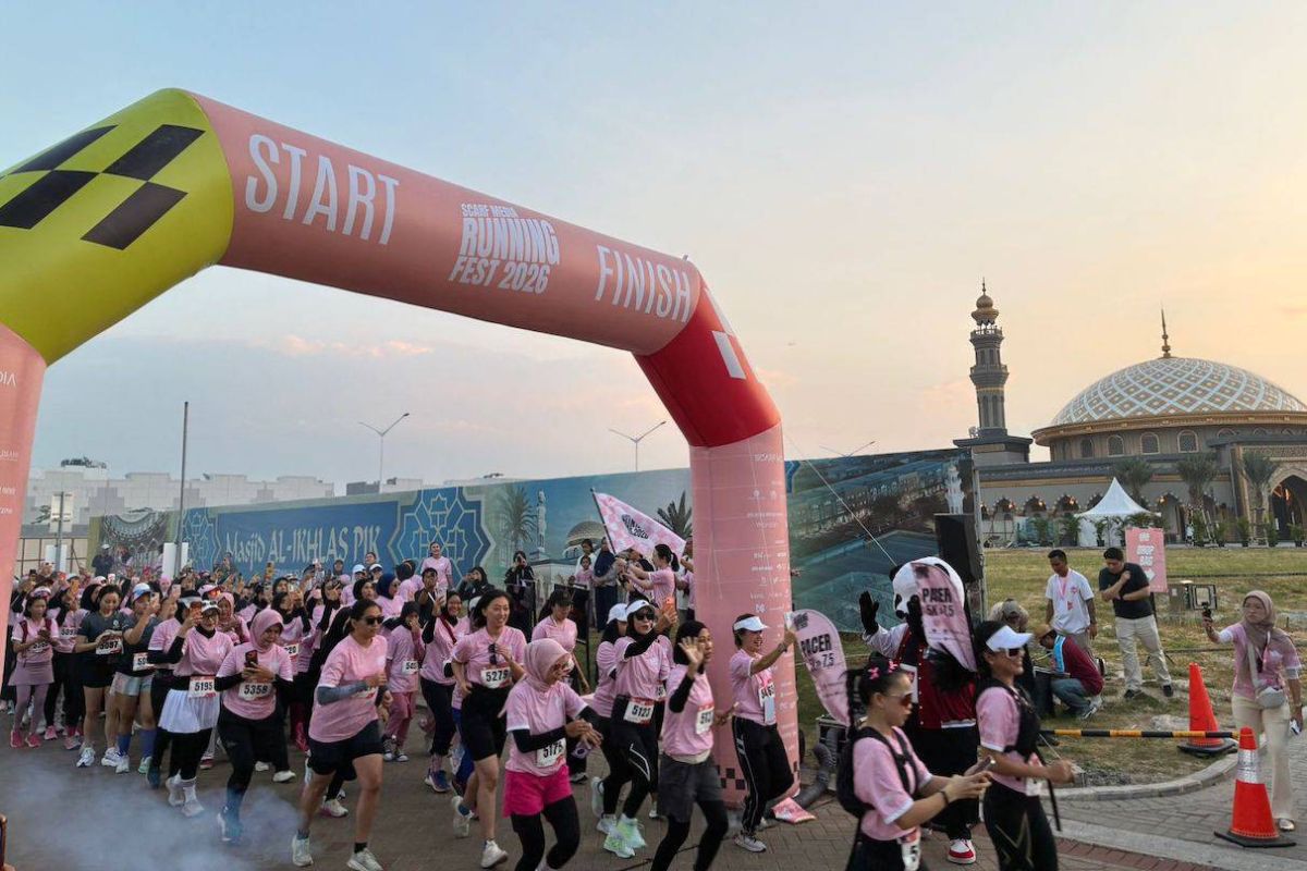 Serunya Scarf Media Running Fest 2026 di Pantai Indah Kapuk