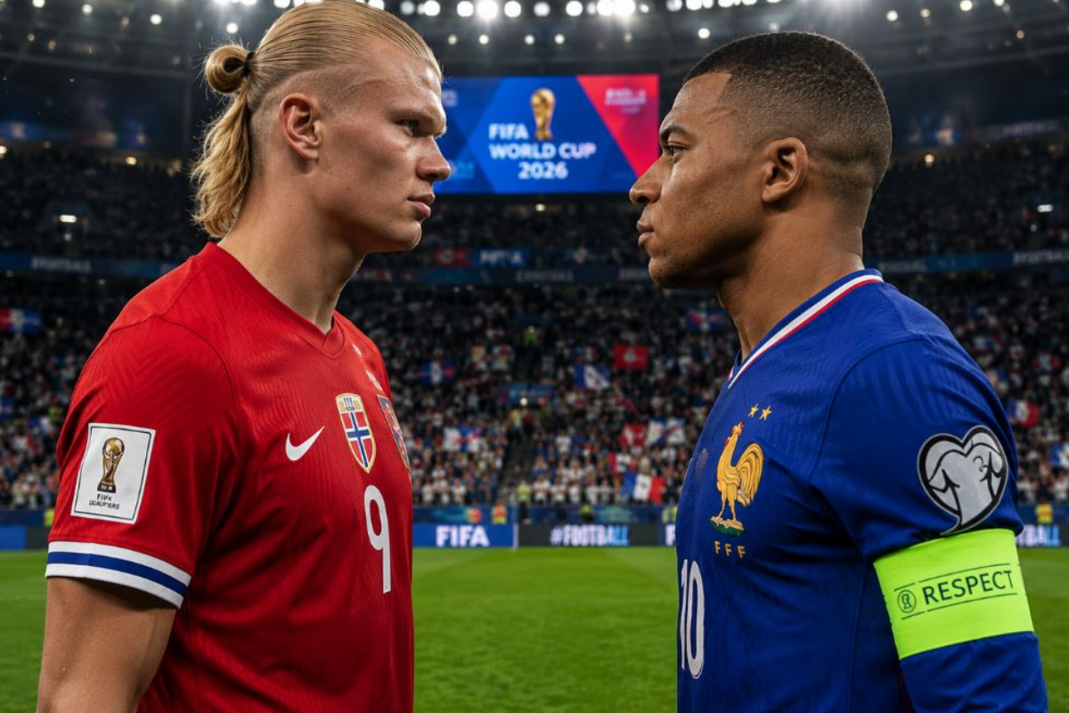 Prancis Kontra Norwegia: Panggung Bentrokan Panas Mbappe dan Haaland
