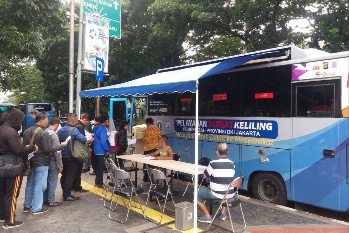 Mudahnya Bayar Pajak, Samsat Keliling Hadir di 14 Area Jadetabek