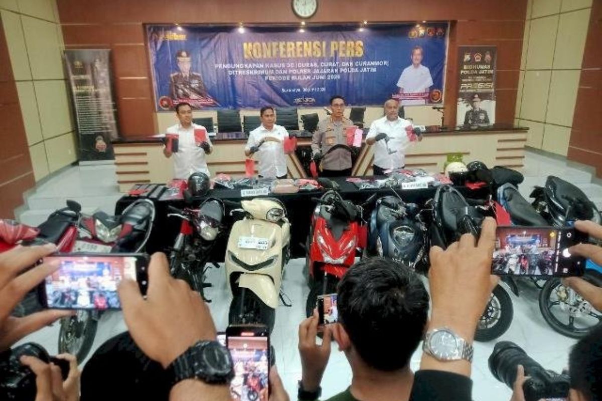 Polda Jatim: Pelaku Curanmor Didominasi Anak di Bawah Umur