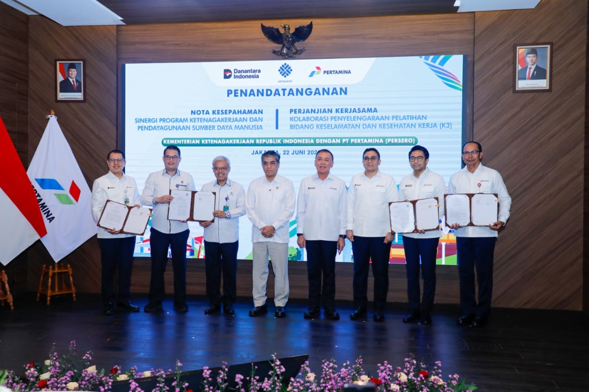 Pertamina dan Kemnaker Sinergi Cetak SDM Unggul dan Budaya K3
