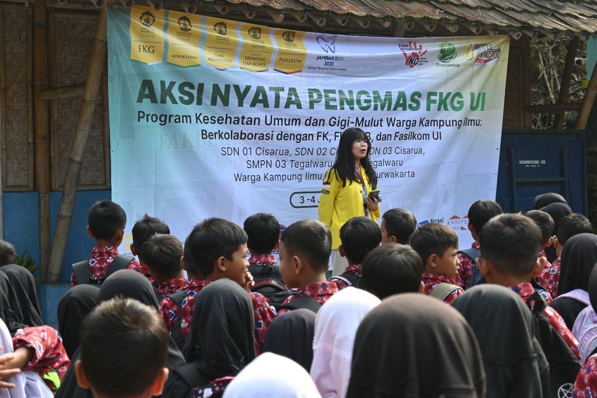 AksiNyata Pengmas FKG UI Tahun Kelima Hadirkan Strategi Baru Cegah Stunting di Kampung Ilmu